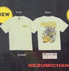 新品　WANIMA Tシャツ　Lサイズ　ネズミチャン　ライム m30103591044_1.jpg?1750337760