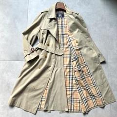 極美品 バーバリーズ トレンチコート ダブル ロング ノバ