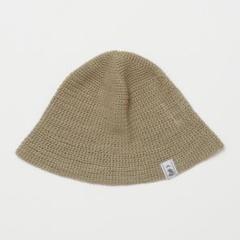 BALORIGINAL バル オリジナル ハンドニット バケットハット カーキ