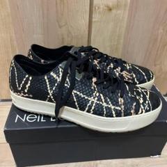 NEIL BARRETT スタッズレザースニーカー NEIL BARRETT ニールバレット ローカットスニーカー THUNDERBOLT