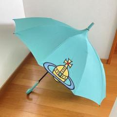 美品✨Vivienne Westwood 折り畳み傘 ブルー 晴雨兼用 バンブー Vivienne Westwood ヴィヴィアン ウエストウッド 折りたたみ 傘
