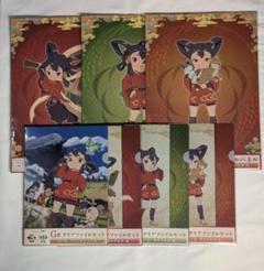 WEBくじ 天穂のサクナヒメ ビジュアルパネル +クリアファイルセット全種