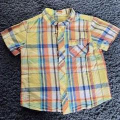 ムージョンジョン moujonjon 90 男の子 女の子男女兼用ボタンシャツ