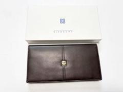 GIVENCHY ジバンシー 長財布 ワインレッド レザー がま口 - メルカリ