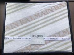 日本製 BALMAIN タオルシーツ ブランケット 140cm x 240cm