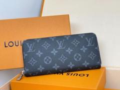 極美品♡Louis Vuitton 大人気 ブラックレザー長財布のサムネイル