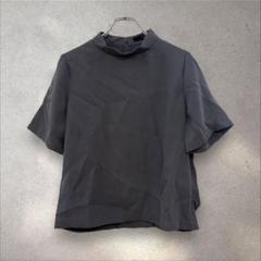 A94 AZULbyMOUSSY ハイネック フレア ストレッチカットソー