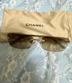 CHANEL シャネル サングラス リムレス 4120-B ココマーク シルバー CHANEL シャネル サングラス リムレス 4120-B ココマーク