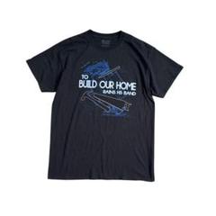 7SM3【GILDAN】ドライブレンド　プリントTシャツ　半袖　黒　古着used