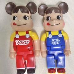 ベアブリック BE@RBRICK 400% ペコちゃん2体セット28㎝のサムネイル
