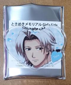 ときめきメモリアルgirlsside ときメモGSカフェ 缶バッジ 佐伯 激レア ときメモGS2 佐伯瑛 特典 ハート缶バッジ ときめき