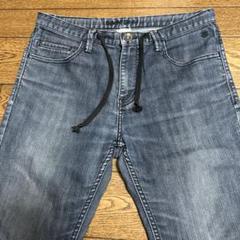 ELEMENT デニムAB021-715 フェード加工クロップドパンツ