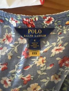 POLO RALPH LAUREN フラワープリント 半袖ワンピース 4