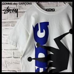 [希少コラボ]ステューシー×コムデギャルソン☆クラウンロゴTシャツ 入手困難