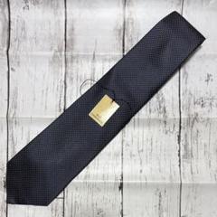 メンズ　ネクタイ　カジュアル　オシャレ　ビジネス　パーティ　ドット　シルク　黒のサムネイル