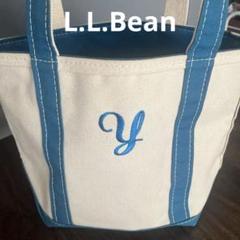 L.L.Bean トートバッグ アイボリー　ブルー