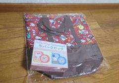 【未開封】ハローキティ 保冷ポケット付き2段トートバッグ　ラバークロック