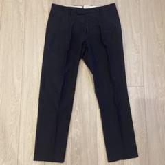 ネイビー スラックス ジッパー付き サイズ46 - メルカリ