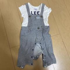 LEE ストライプオーバーオール ベビー服　オーバーオール
