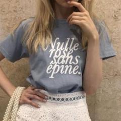 standard Nulle rose sans épine tee standard Nulle rose sans épine tee エピヌ