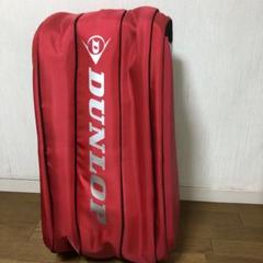 ダンロップ　ラケットバッグ　カバン　DTC2181 ブラック×レッド　テニス