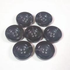 黒の4つ穴ボタン 7個セット