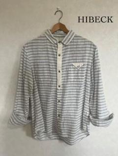 HIBECK | ハイベック ＊ シャツ ボーダー柄 ネルシャツ