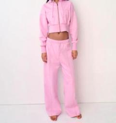 ☆ドイツ発*ZARA*新作*THE WHITE LOTUS スウェットパンツ/PINK☆ ☆ドイツ発*ZARA*新作*THE WHITE LOTUS スウェットパンツ/PINK☆