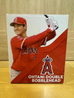 正規品 大谷翔平「二刀流」バブルヘッド 投手打者 2018 足の一部が外れてます MLB 大谷翔平 エンゼルス フィギュア 二刀流ボブルヘッド 2018年
