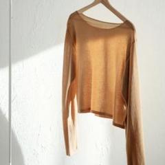 新品】rihka/リーカsheer knit pull over