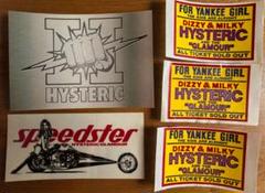 hysteric glamour ステッカー.非売品シール＆ポストカード①