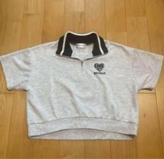 キッズ❤️スウェットTシャツ❤️バックプリント❤️ジッパー