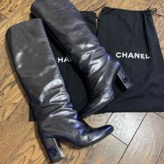 最新最全のをすべて シャネル 処分！レア品CHANEL カメリアつきブーツ メルカリ - 39 靴