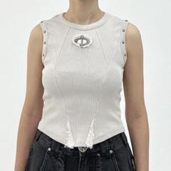 美品　SKOOT SUKI TANK TOP リブタンクトップ　y2k 韓国