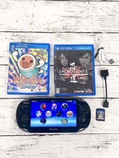 SONY ソニー PSVITA PCH-1100 本体 ブラック カセットセット