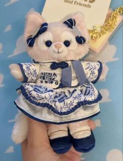 6720 上海ディズニー　釉裏青　リーナベル　キーチェーン 上海ディズニー 釉裏青 青花 リーナベル ぬいぐるみ キー