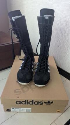 adidas Japan VH ブラック ロングブーツ 24.5 ◇正規品◇ADIDAS JAPAN VH MATTE SILVER(W)◇関税/送料込◇人気