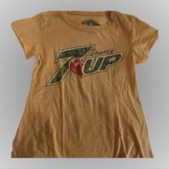 70s Hutch Reach Co. 7up ロゴ ストライプTシャツ