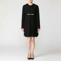 極美品✨YOCO CHAN　ヨーコチャン　パールジャケット　ノーカラー　ブラック 美品✨ヨーコチャン ノーカラーパールジャケット 近年モデル