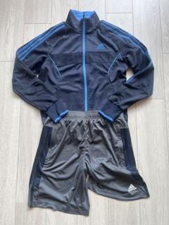 adidas アディダス3ライン上下セット セットアップ ジャージ&ハーフパンツ