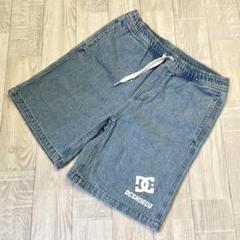 美品《DCSHOECO》デニムハーフパンツ ライトブルー160㎝