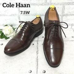 【Cole Haan】ストレートチップ ウォータープルーフ♡ダークブラウン7.5のサムネイル