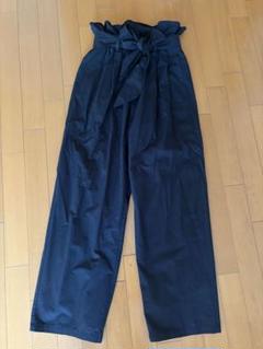 HI WAIST COTTON GATHER PANTS マノフ manof