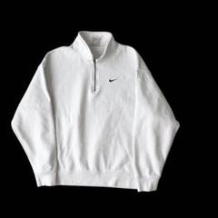 13388 NIKE ワンポイント 刺繍ロゴ ハーフジップ スウェット
