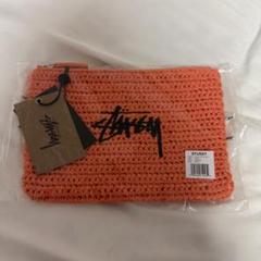 新品✨ 25SS stussy RAFFIA POUCH WOVEN ZIP - メルカリ