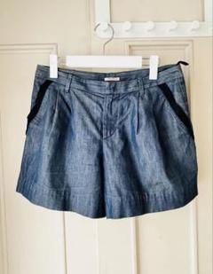 美品】ミュウミュウ ショートパンツ 総柄 花 フラワー 38 M相当
