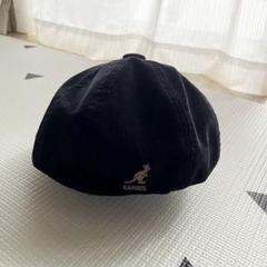 KANGOL コーデュロイ　ハンチング　帽子　M ブラック