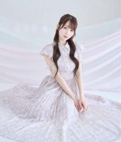 Rose muse pleats floral print dress pink - メルカリ