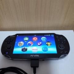 SONY PS Vita PCH-1100 本体 ブラック USBケーブル付き①