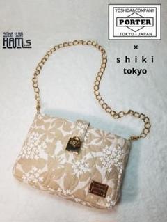 ＊ポーター＊　シキカ　コラボ　ミニ　バッグ コラボ】希少PORTER × Shikica Tokyo ミニハンドバッグ - メルカリ